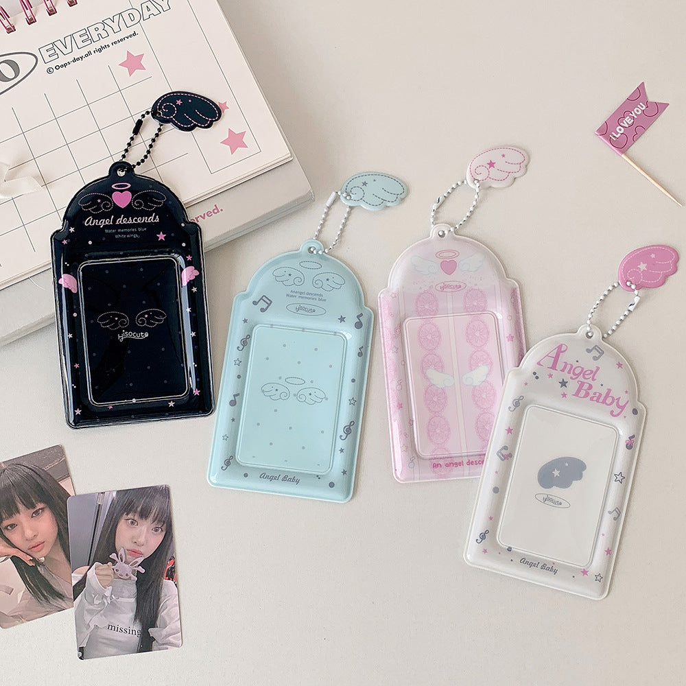 Angel Baby Photocard Card Holder Keychain 👼💖
