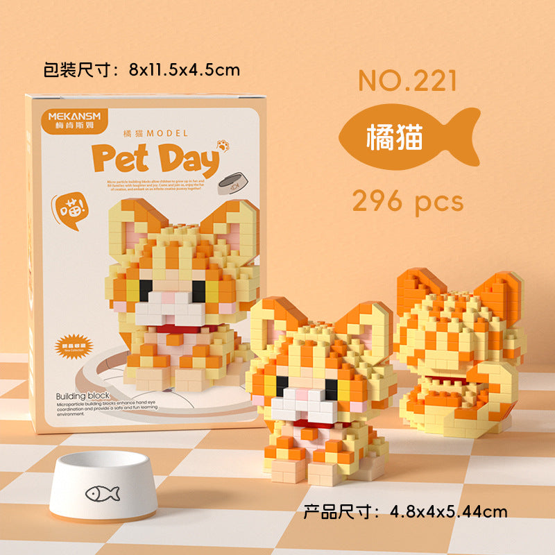 Mekansm Pet Day Dogs and Cats  Mini Building Blocks Lego Bricks