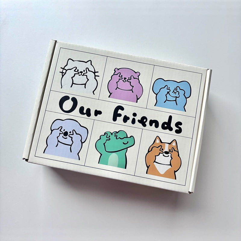 Pre - Order 🥂 “Our Friends” Cute Shot Glass Set (6 pcs)