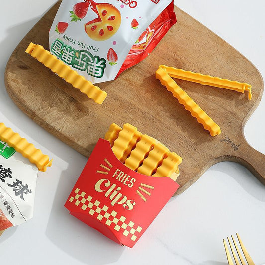 French Fries Bag Sealing Clips Set 🍟✨💛