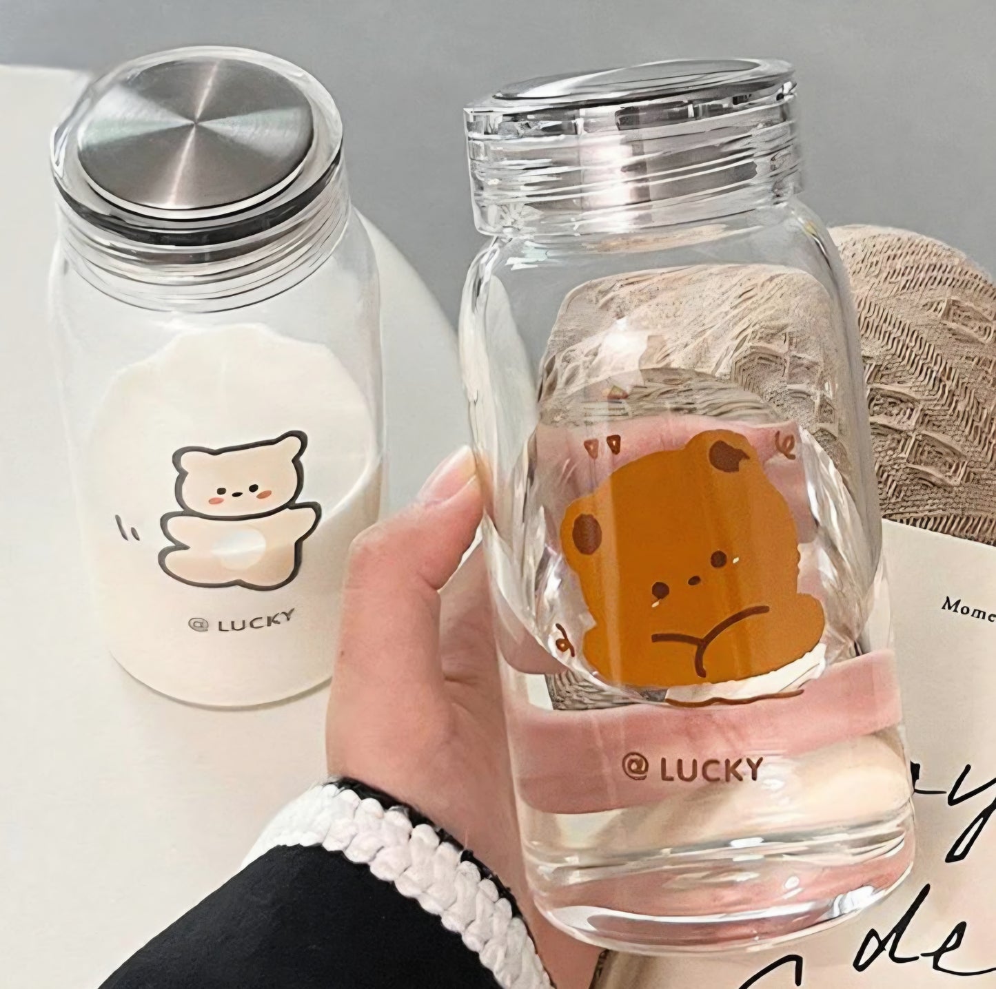 Kawaii Glass Bottle