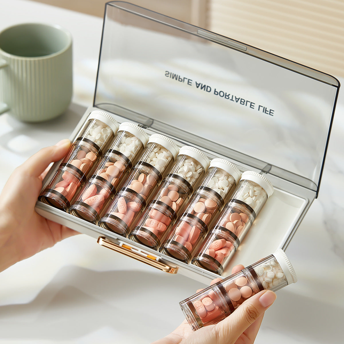 ✨ Neat ‘n’ Tidy Pill & Supplement Organizer ✨ Multipurpose Travel Medicine Jewellery