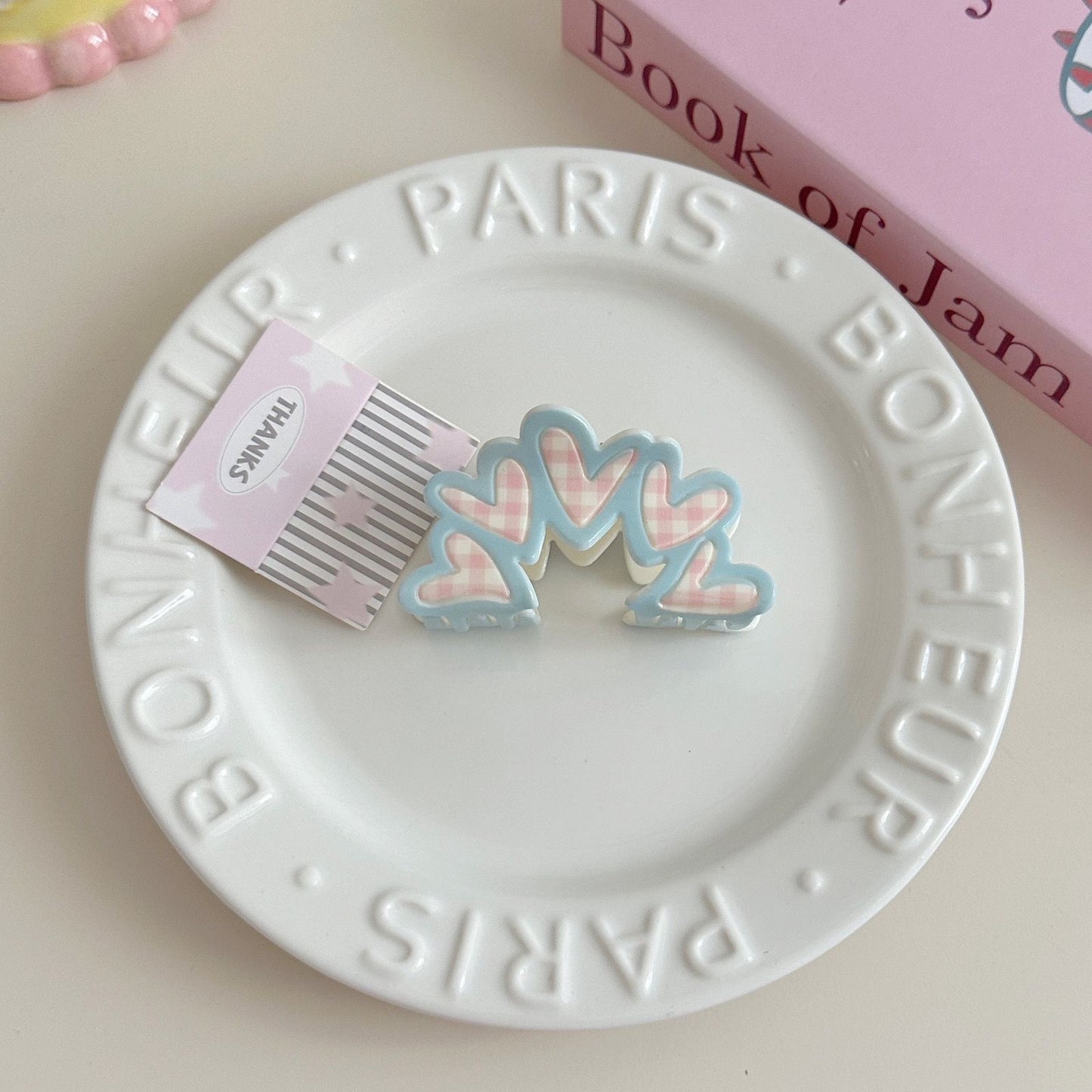 Pastel Kawaii Bow & Floral Hair Claw Clips Clutcher