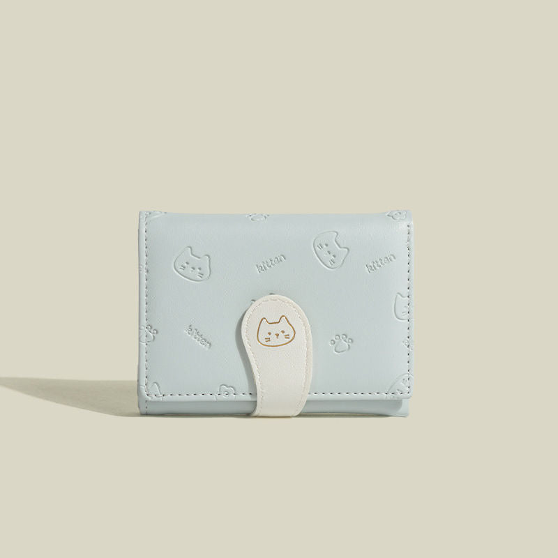 🐱 Kitten Pastel Mini Wallet