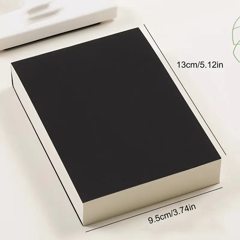 250 Sheets Black Notepad / Notebook / Journal / Diary