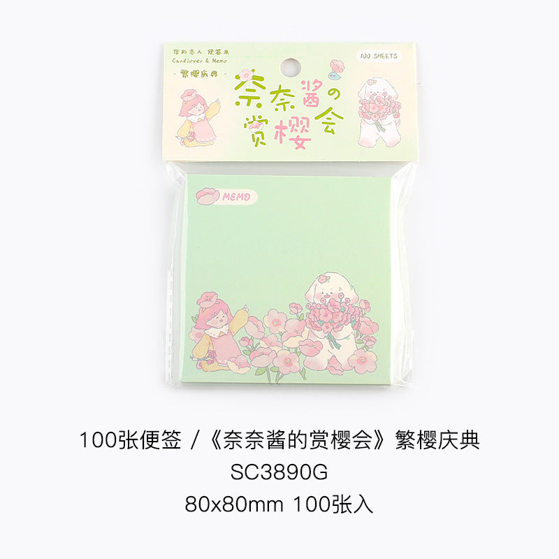 🌸✨ Nana’s Cherry Blossom Memo Pads ✨🌸