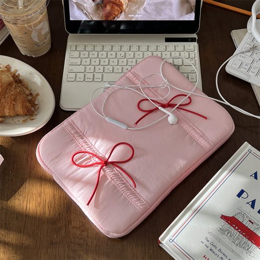 Coquette Bow Laptop iPad Sleeve 🎀💻
