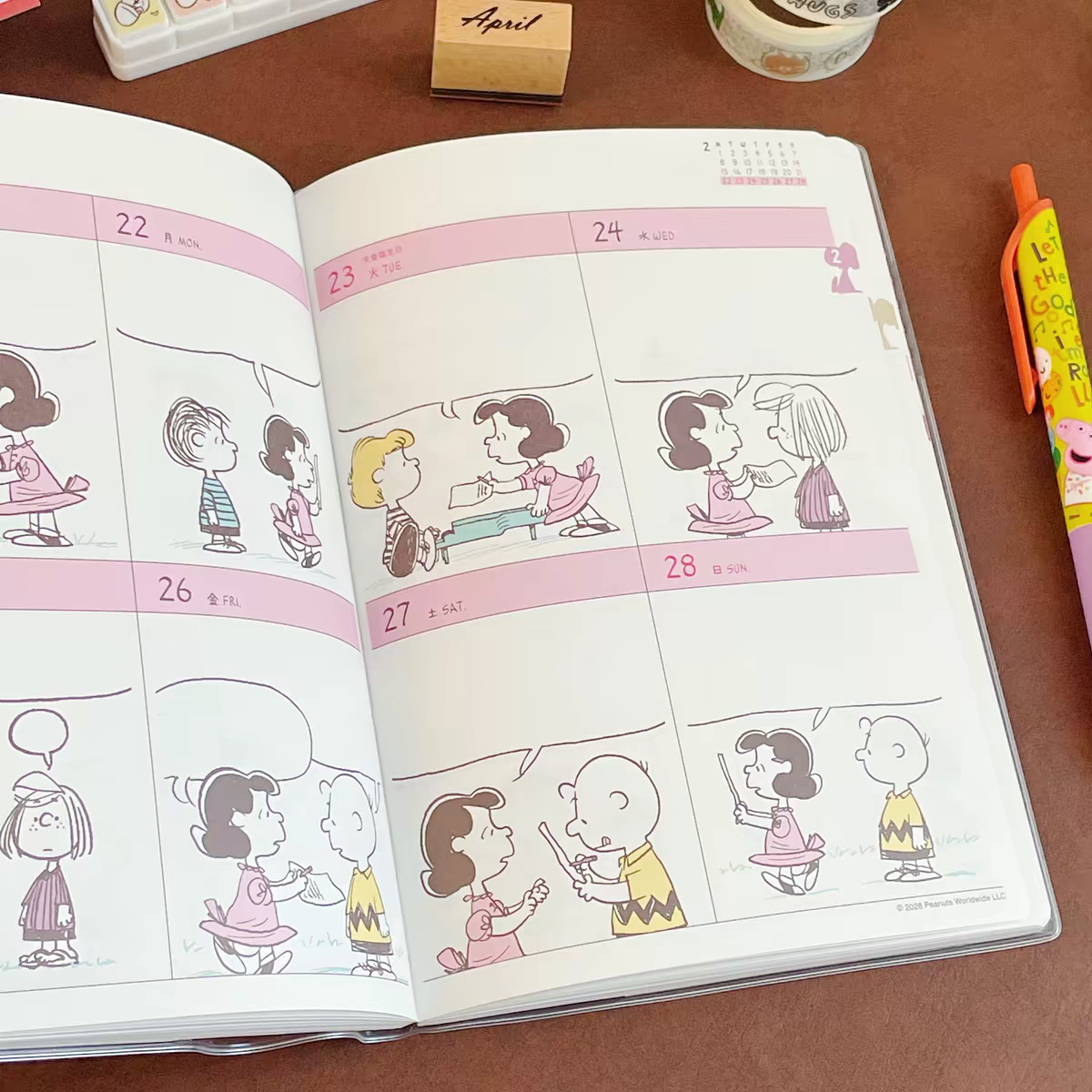 Pre - Order Peanuts Snoopy 2027 B6 Schedule Book – Daily Planner 📖✨