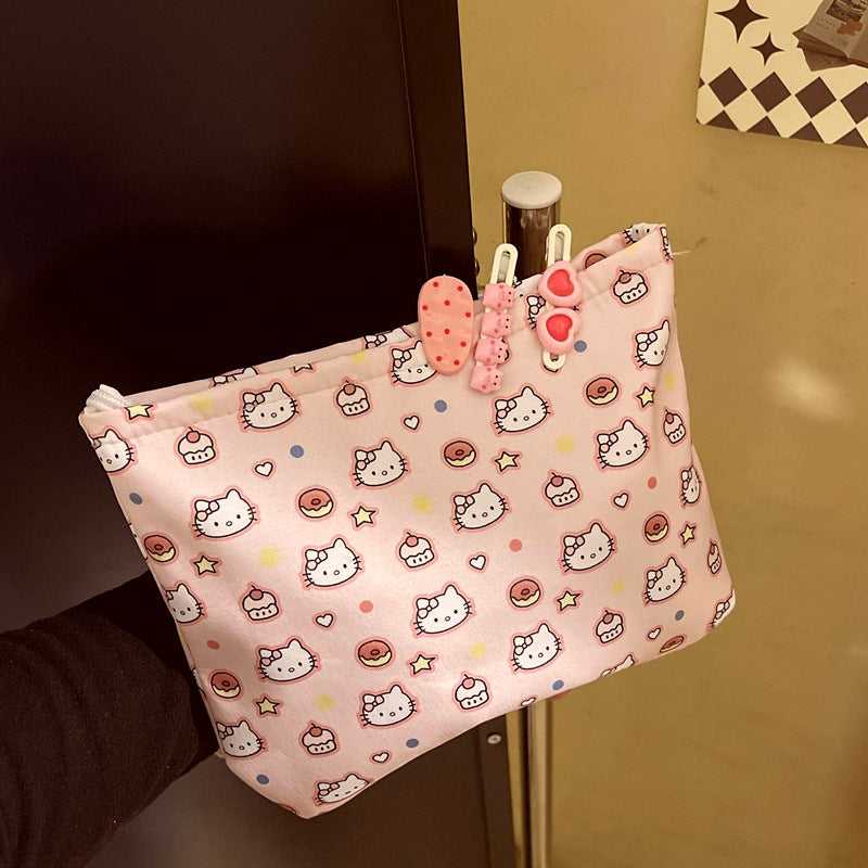 🍩 Sweet Hello Kitty Dreams Pouch Organiser – Pink, Cute & Perfectly Adorable! 💖✨