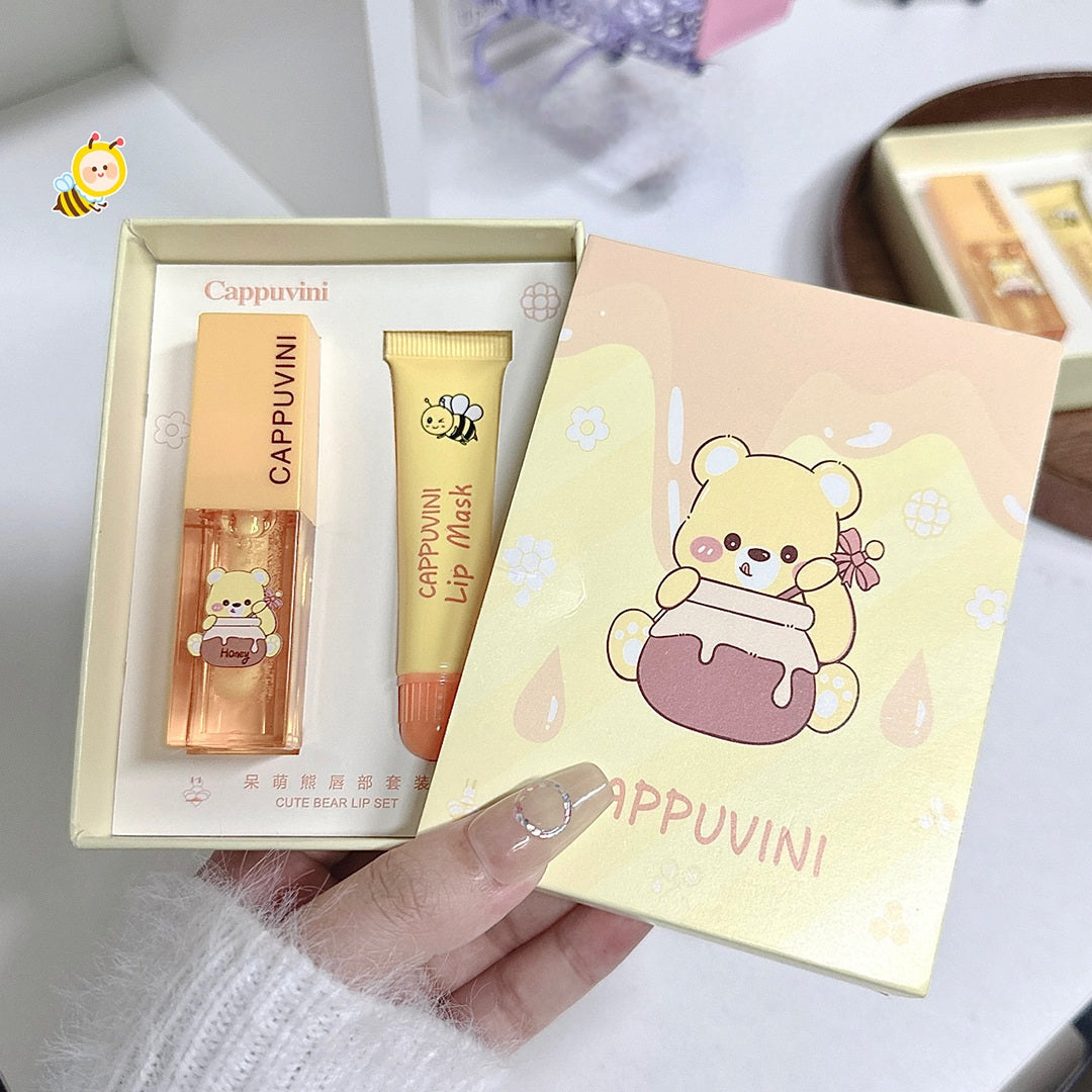 Honey Bear Lip Care Set 🍯🐻