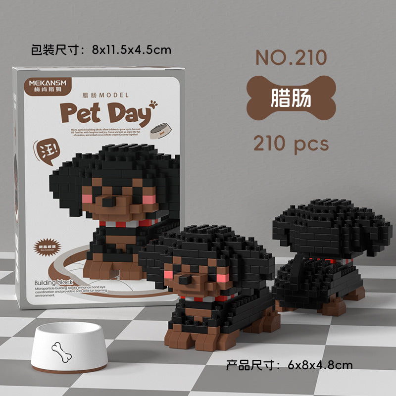 Mekansm Pet Day Dogs and Cats  Mini Building Blocks Lego Bricks