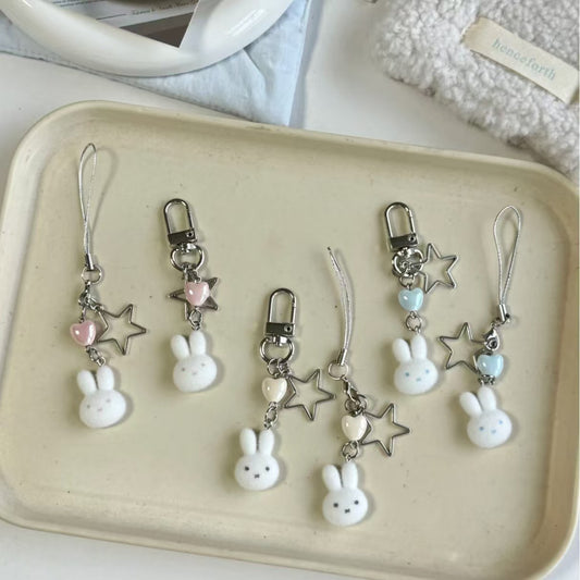 Starry Miffy Charm Keychain ✨☁️