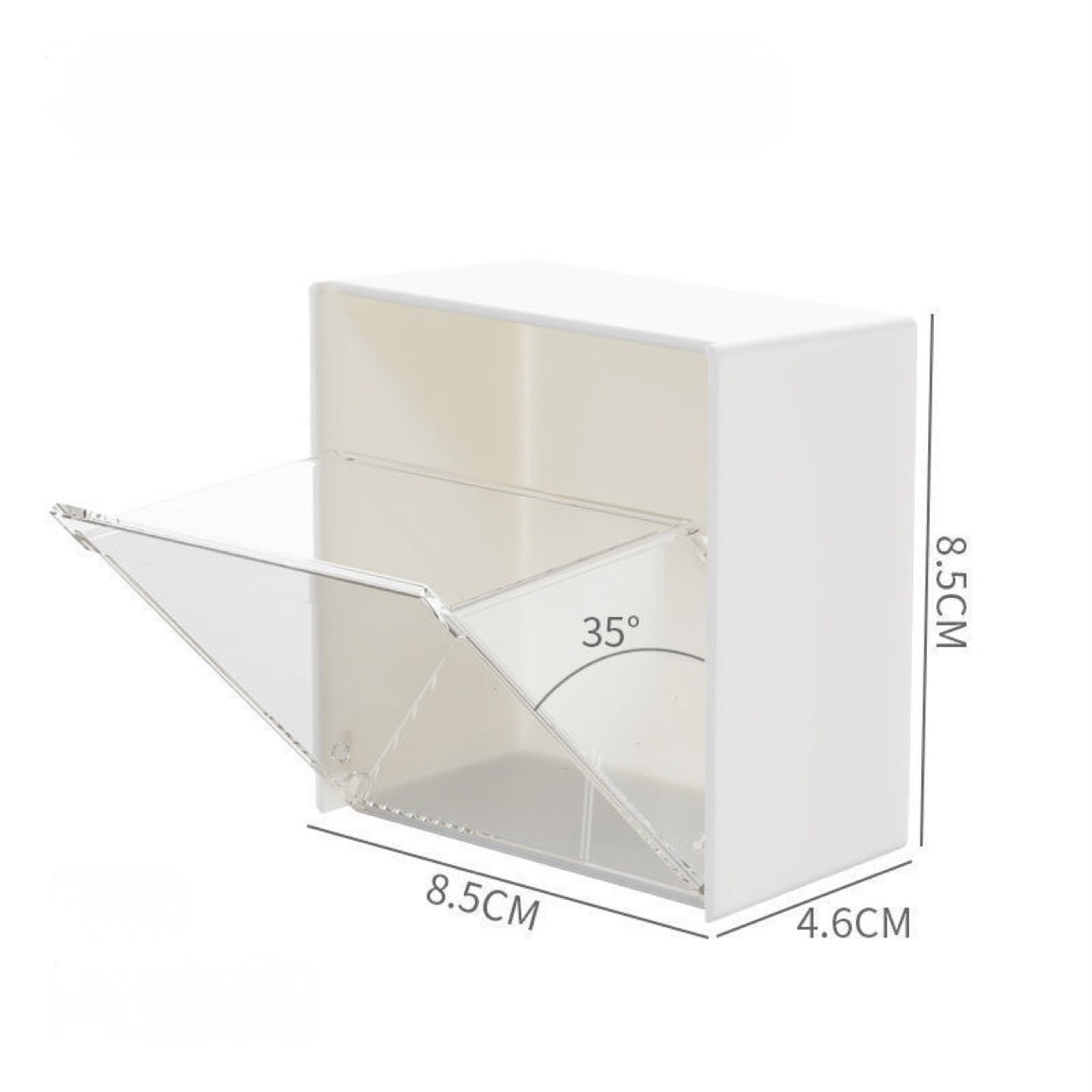✨ Set of 2 CubeClean Wall Organiser – Minimal Magic Storage Boxes✨