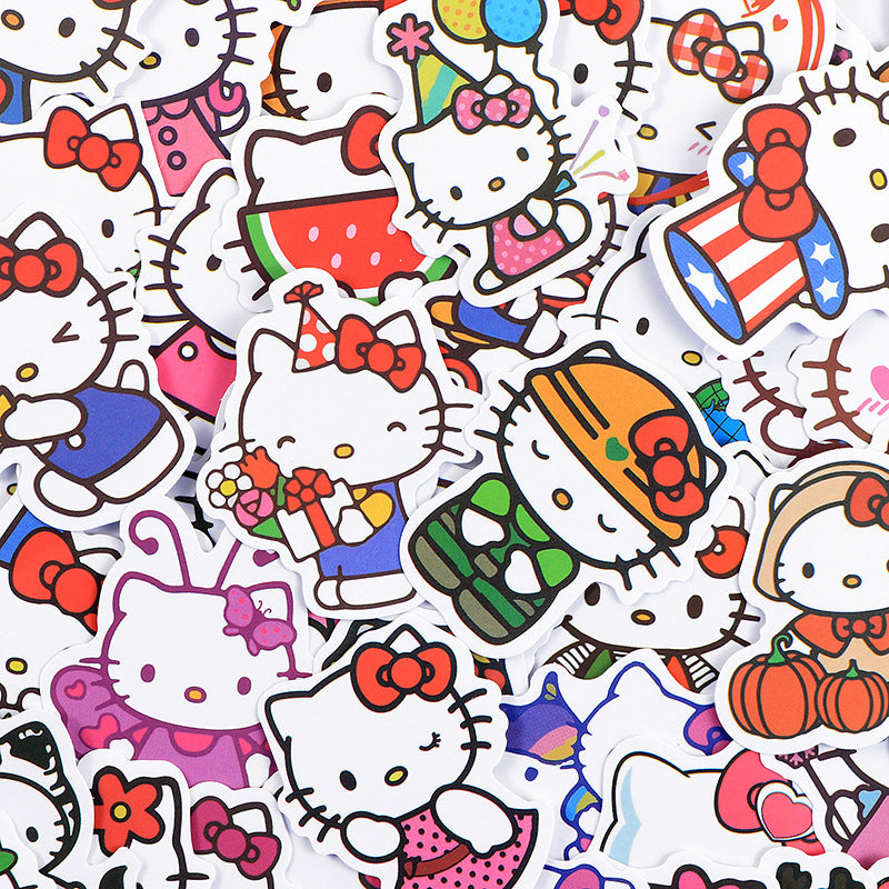 PS18 Set of 100 Hello Kitty Diecut Papers Pack
