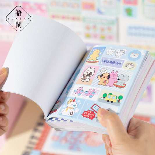 🍰 Chapsal Squad Sticker Book – Sweet, Squishy & 300+ Stickers of Cuteness! 🐰💖