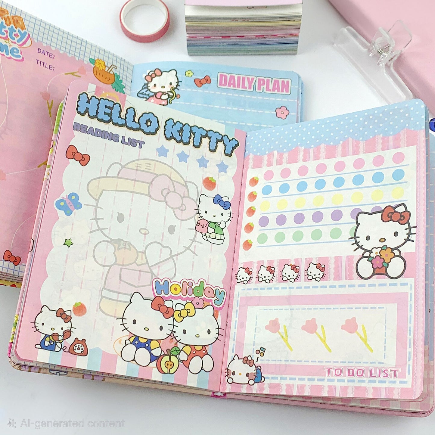 Hello Kitty Premium B6 Planner Notebook / Journal / Diary