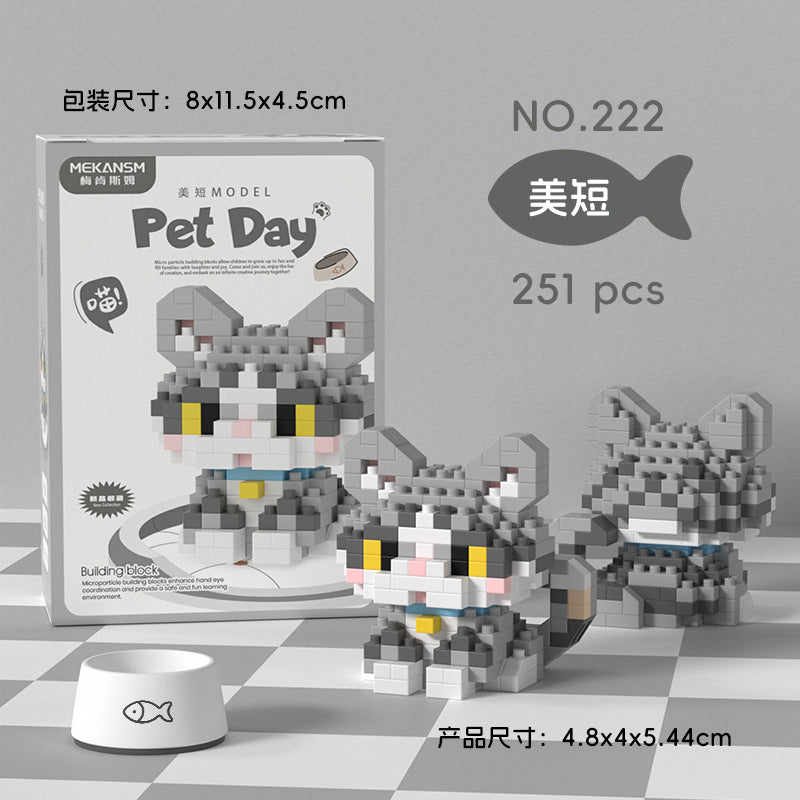 Mekansm Pet Day Dogs and Cats  Mini Building Blocks Lego Bricks