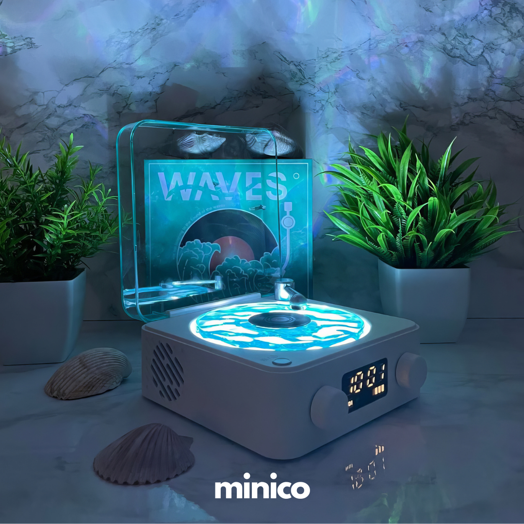 Retro Waves Vinyl Bluetooth Speaker Wireless
