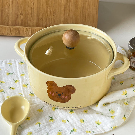 🍜 Happy Bear Ramen Pot Bowl