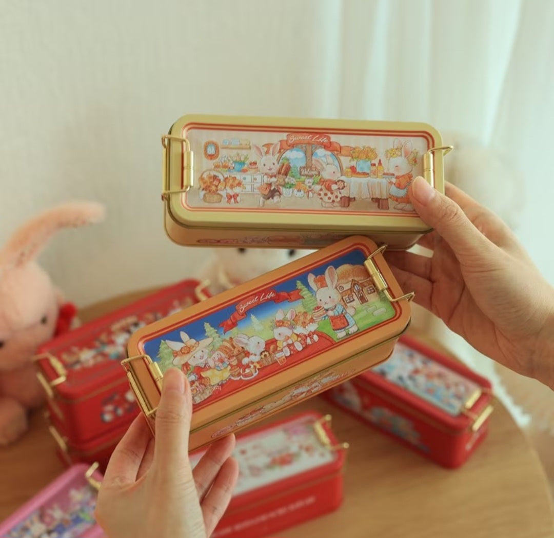 Bunny Tales Tin Storage Box 🐰🎀
