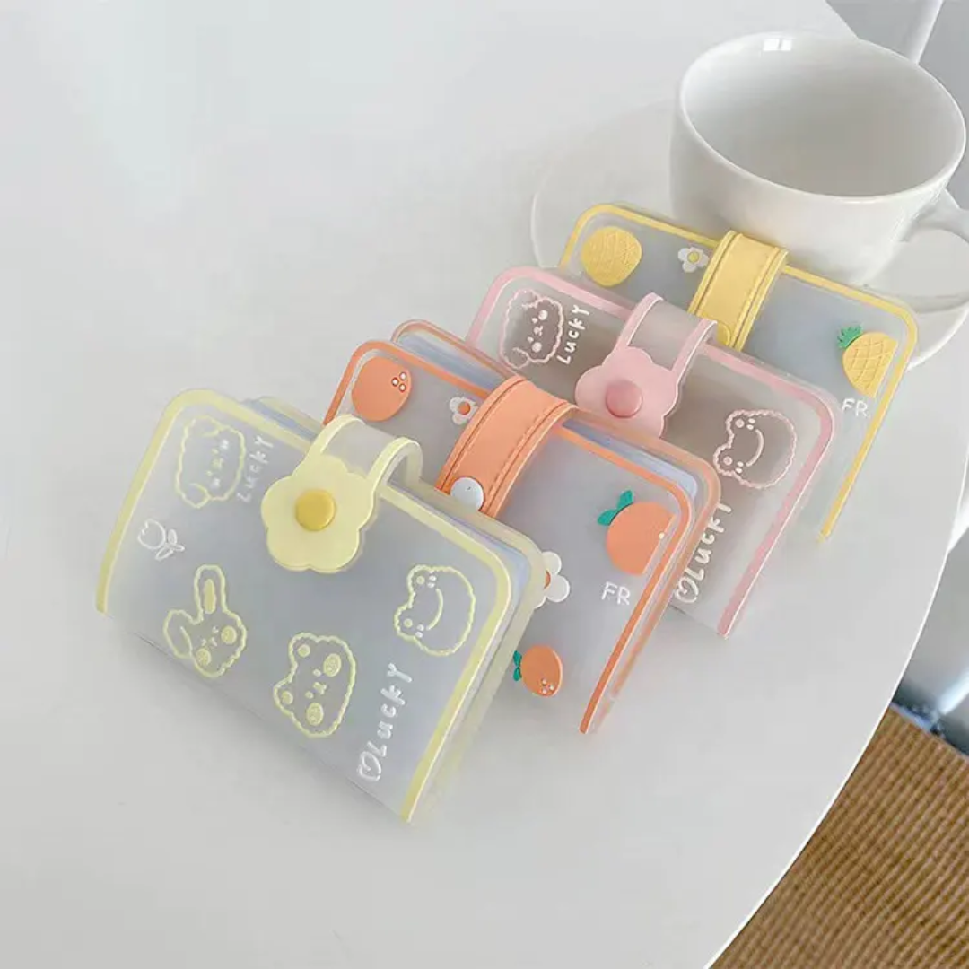 Cutie Fruit & Lucky Animal Card and Photo Holder Wallet