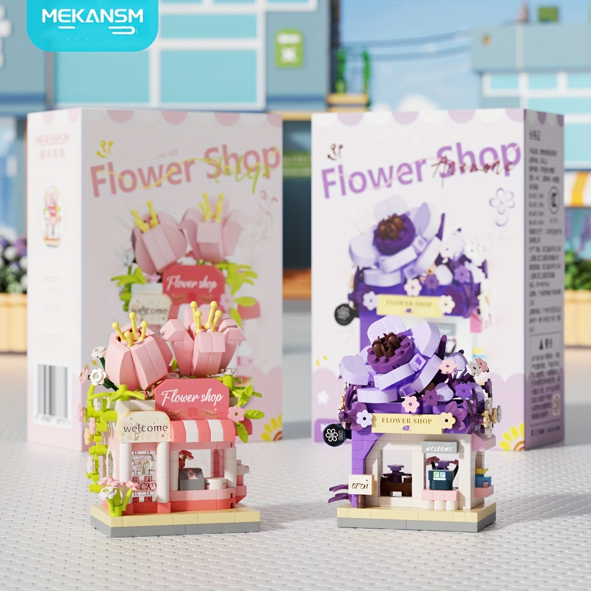 Mini Flower Shop DIY Building Blocks  🌸🏪🧩