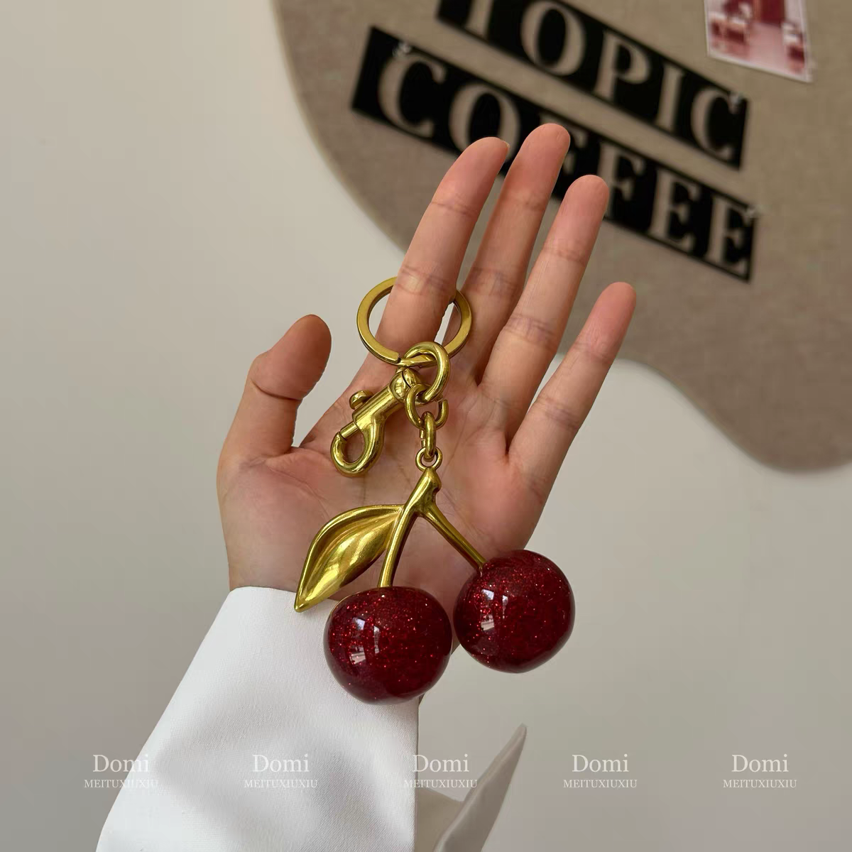 Cherry Bag Keychain Keycharm