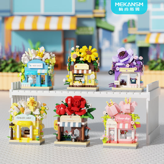 New Mini Flower Shop DIY Building Blocks  🌸🏪🧩