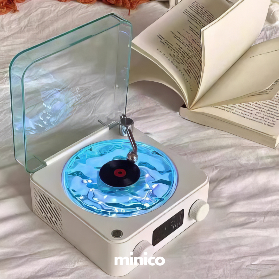 Retro Waves Vinyl Bluetooth Speaker Wireless