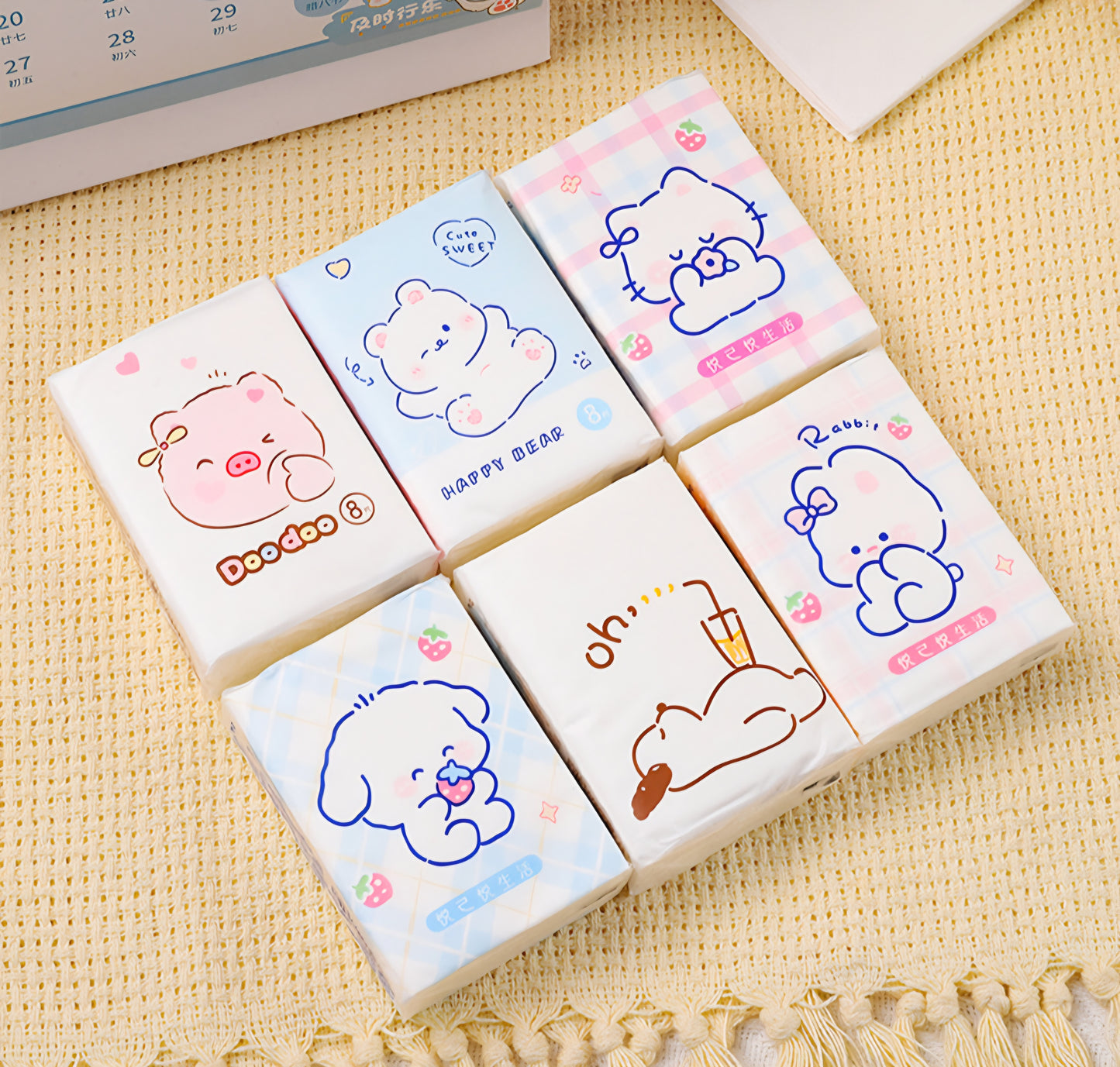 🧸 Kawaii Pocket Tissue Pack
