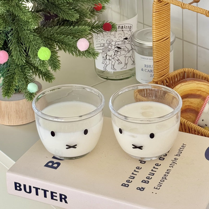 Miffy Glass Cup 🐰🥛