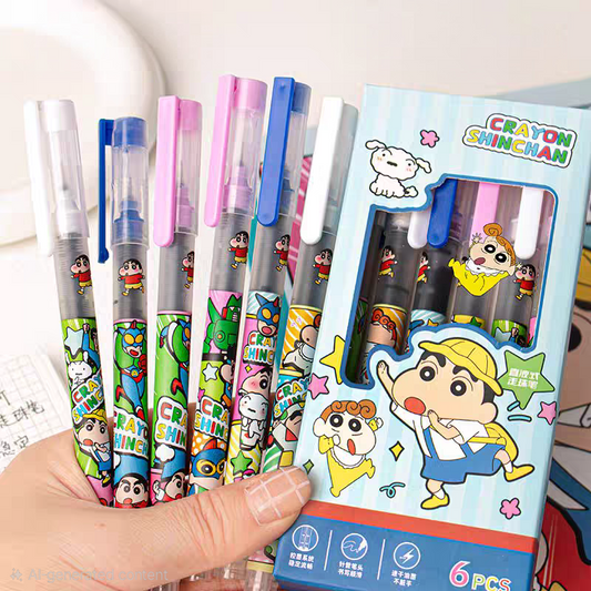Shinchan Set of 6 Pens
