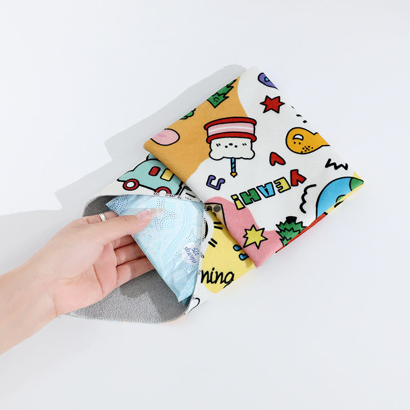 Magic Cloth Makeup Bag Portable Cosmetic Foldable Bag Organiser