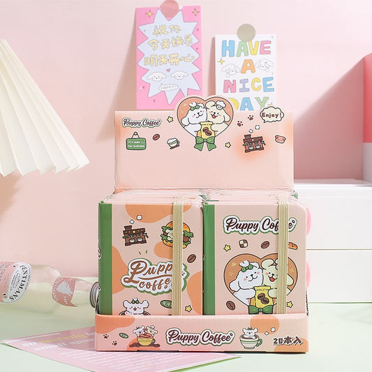 Kawaii Puppy Love A7 Notebook Journal Diary