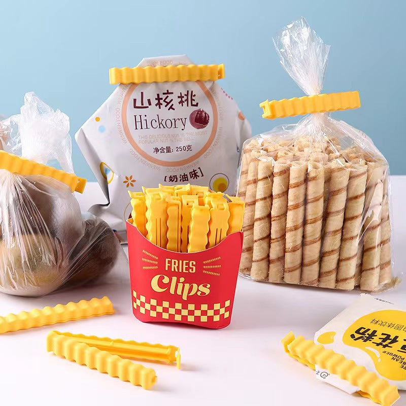 French Fries Bag Sealing Clips Set 🍟✨💛