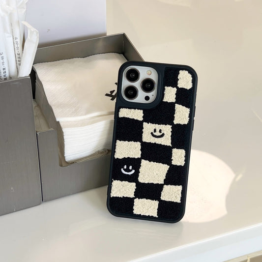 🖤 Checkmate Chess Cutie Fur iPhone Case 🤍