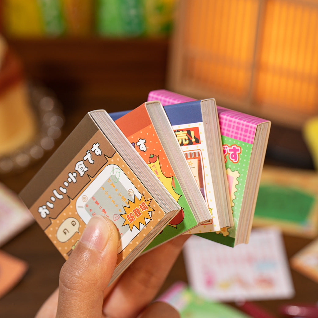 Retro Memo Sticker Pack Book 🍅🍮✨