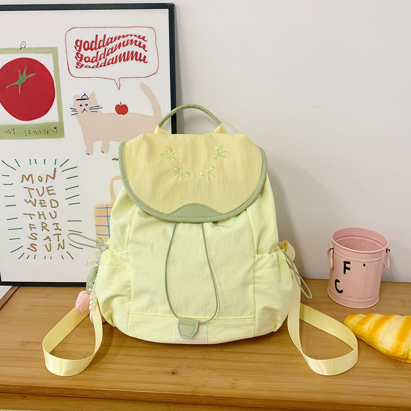 Pre - Order Berry Blossom Soft Pastel Backpack Bag