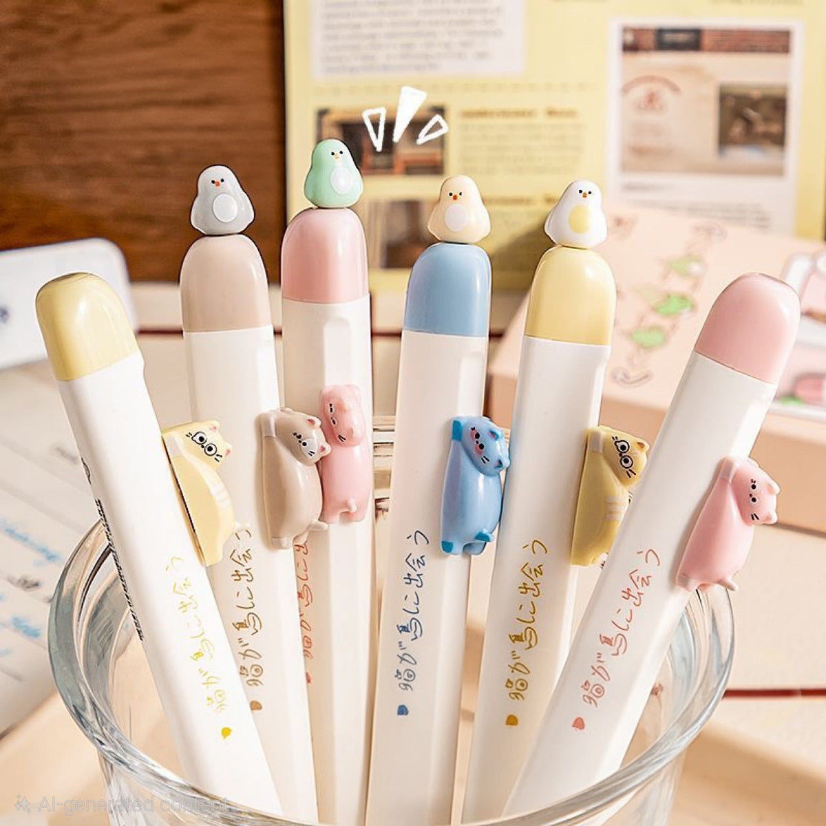 Premium Spinny Bird and Clingy Cat Pens