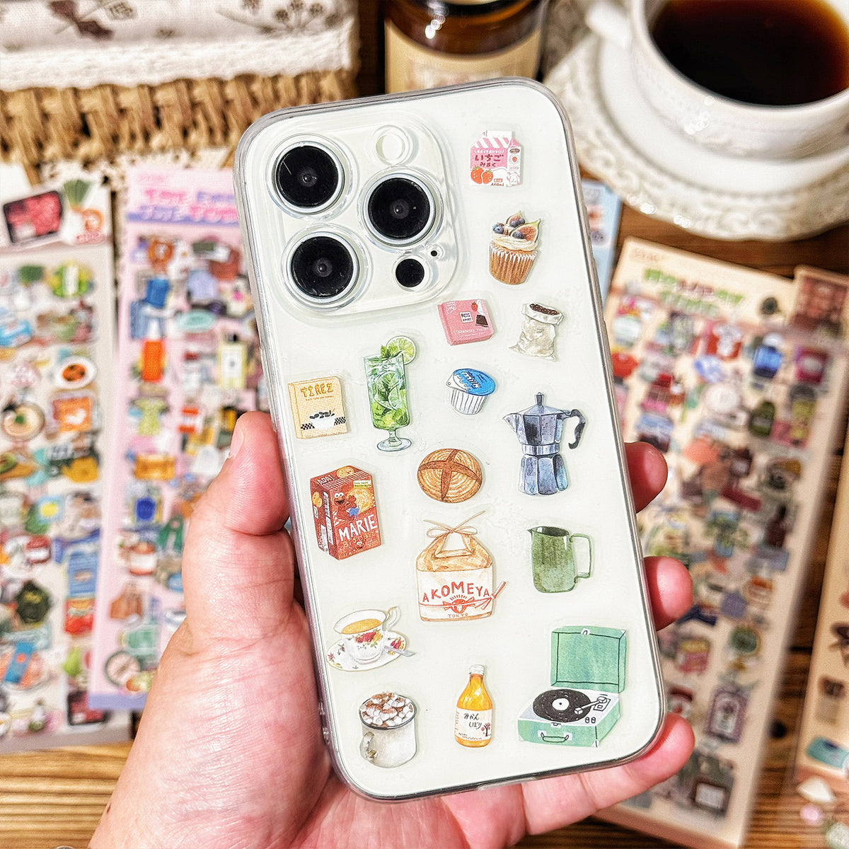 New Set of 4 Vintage Everyday Life Sticker Sheets