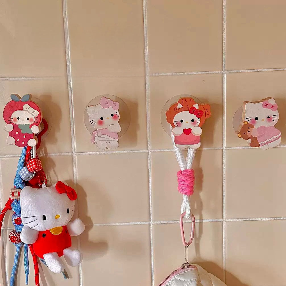 Sanrio Hello Kitty Premium Wooden Wall Hooks
