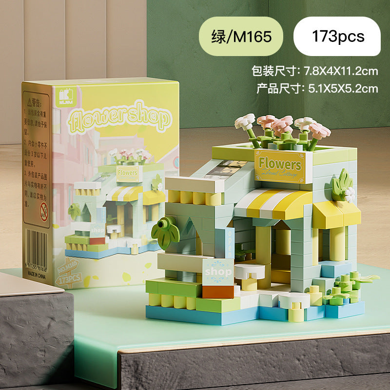 Flower Shop Mini Building Blocks Lego Collectibles Bricks