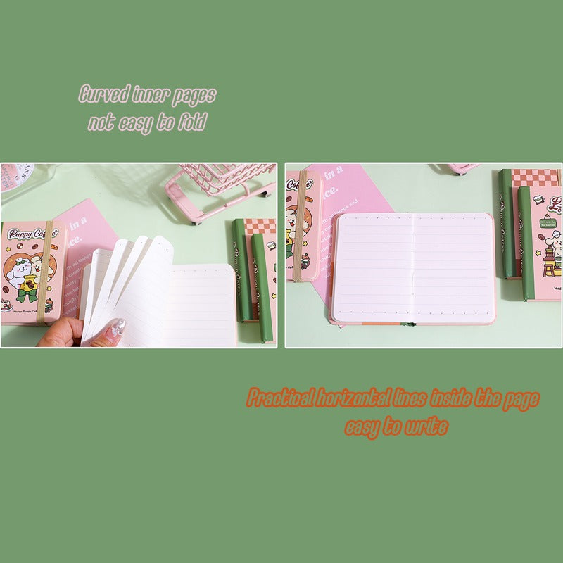 Kawaii Puppy Love A7 Notebook Journal Diary