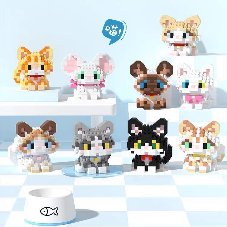Mekansm Pet Day Dogs and Cats  Mini Building Blocks Lego Bricks