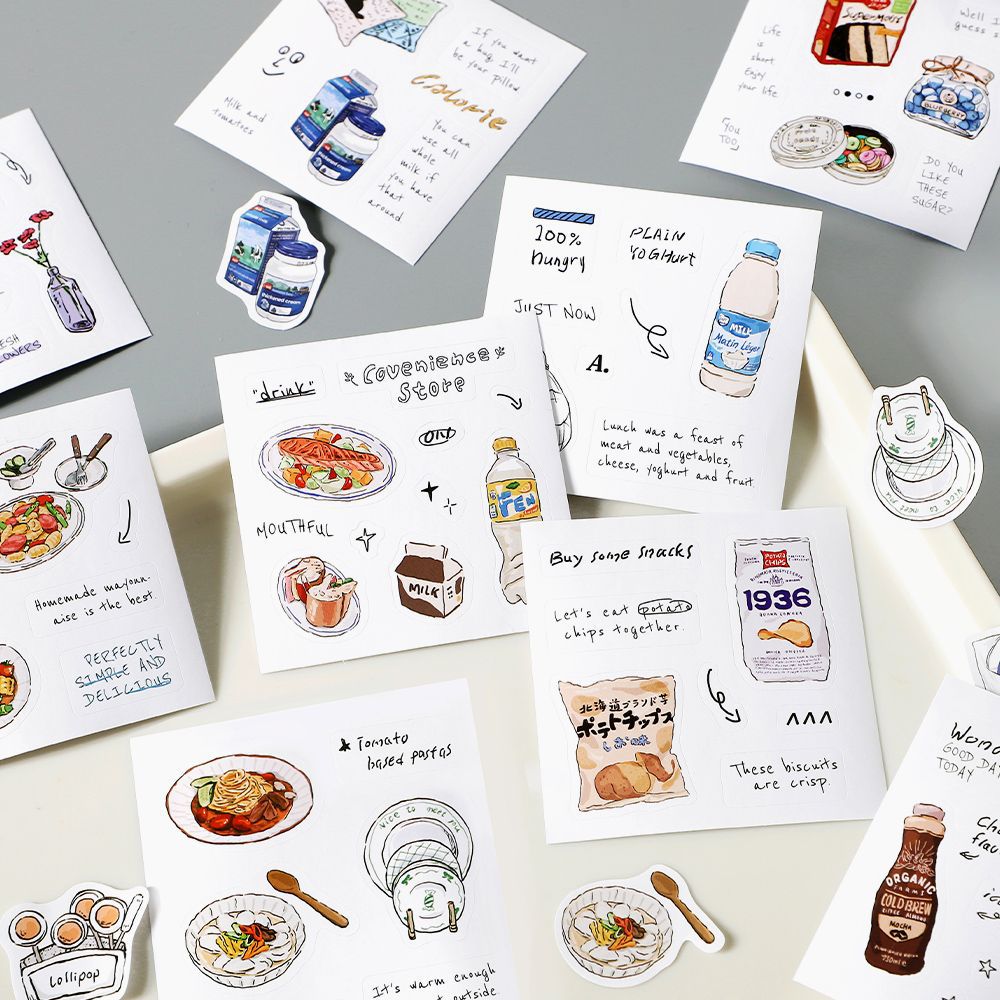 Cozy Café Journaling Stickers Book ☕️