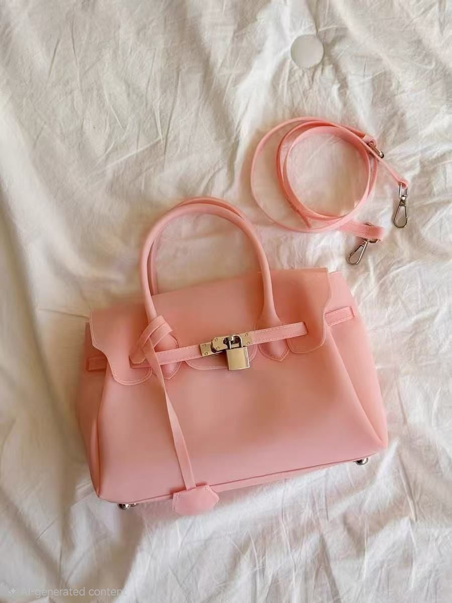 Pre - Order Transparent Jelly Firkin Shoulder Bag