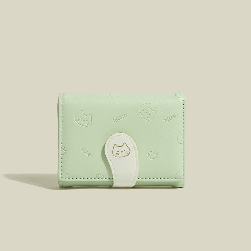 🐱 Kitten Pastel Mini Wallet