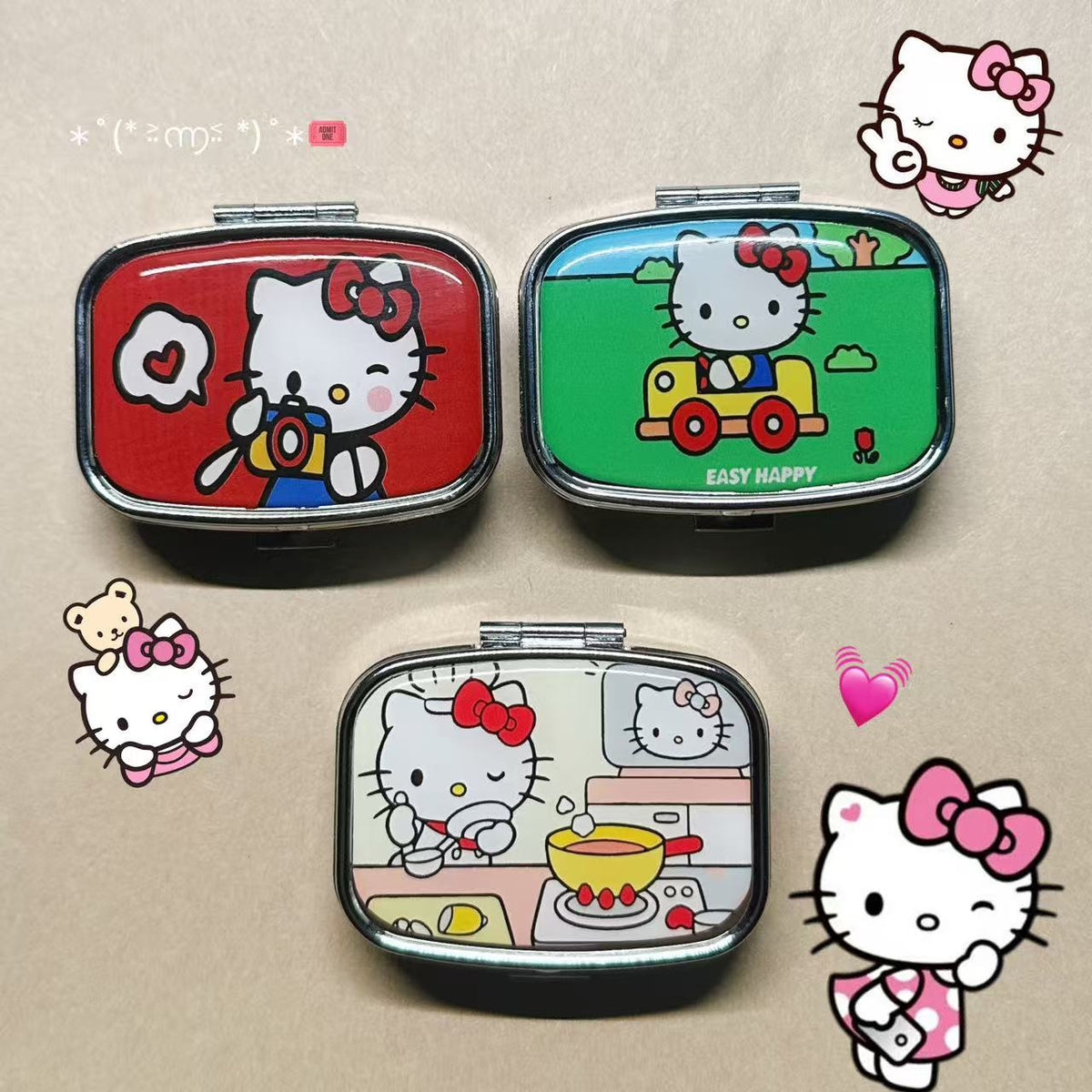 Hello Kitty Mini Pills Multipurpose Box 💊🎀