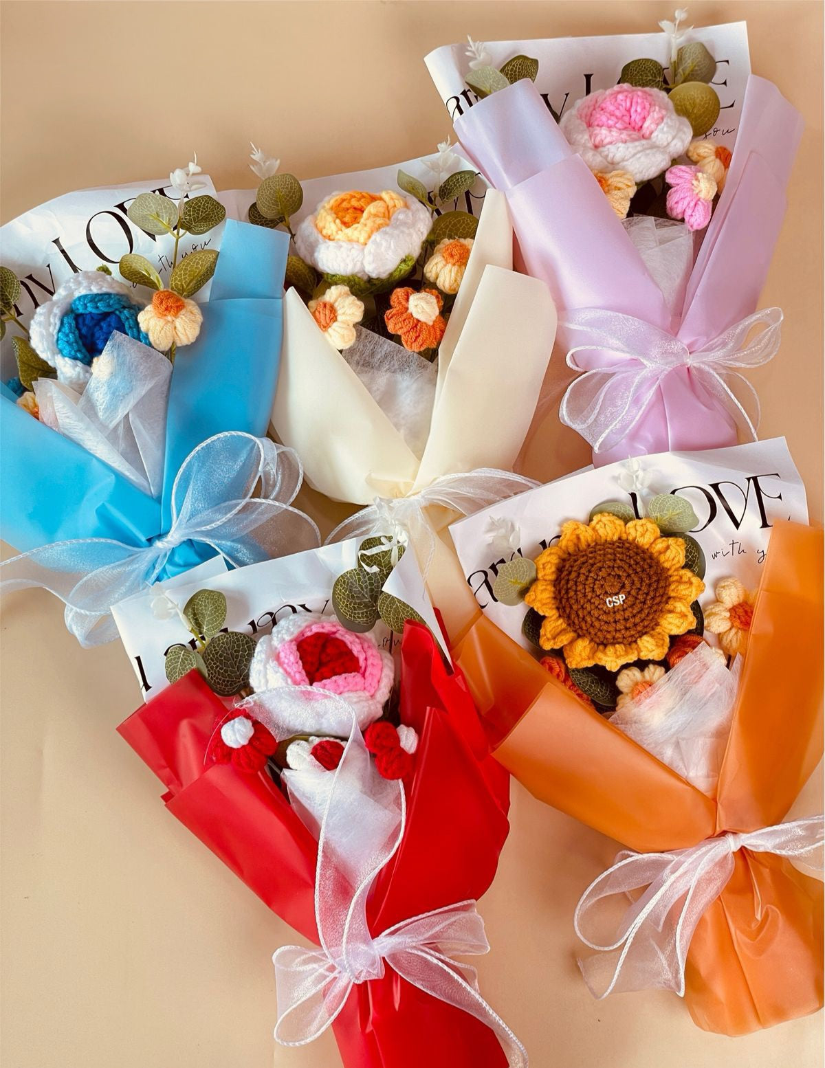 Forever Bloom – New Year Crochet Bouquets