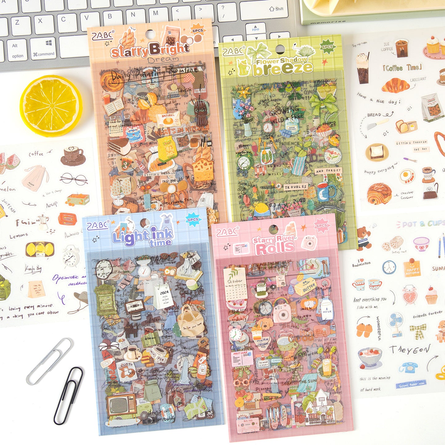 Little Life Doodles PET Sticker Pack – 6 Sheets